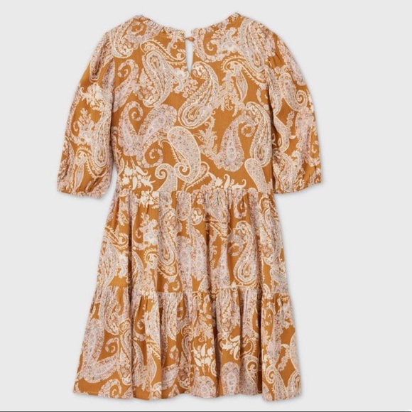 NWT Girls Bubble Sleeve Dress - Picture 2 of 6